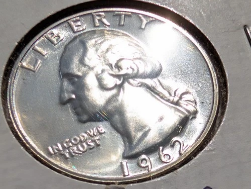 1962 Washington Silver Quarter, Gem Proof, 90% Silver