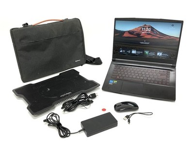 MSI Gaming Laptop Thin GF63 With Cool Pad, Wireless Mouse & Soft Case 10252930-1