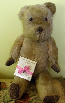Alter antiker britischer Teddybär 50er Jahre 21 Zoll groß