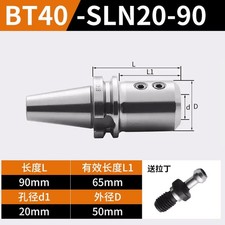 BT40 SLN20-90 Weldon Side Lock Tool Holder CNC Vertical Machining Cente