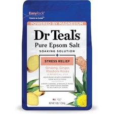 Pure Epsom Salt for Stress Relief with Essential Oils 3 Pounds Natural Soak