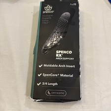 Spenco Rx Orthotic Arch Support 3/4 Length Shoe Insoles Wmn's 7-8.5/Men's 6-7.5