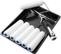 Farbroller Set 6 Zoll, Schaumwalzen Hochdicht, Malerei Renovierung Haushalt Diy