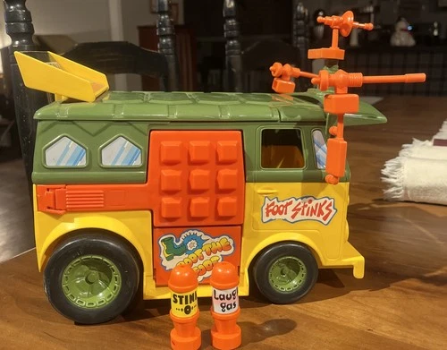 Vintage 1989  TMNT Party Wagon Van 100% complete. Read Description!!