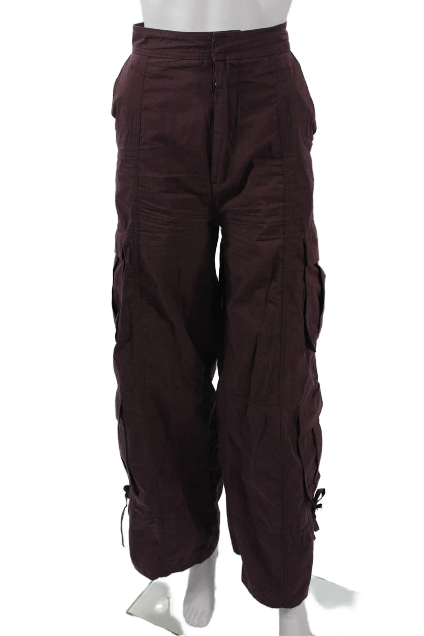 Zara Men Cargo Pants Purple Army 100% Cotton Hook & Eye Size 30
Opens in a new window or tab