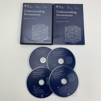 THE GREAT COURSES Understanding Investments (Course Guidebook & 4 DVDs)