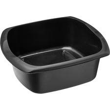Addis Rectangular Bowl Soft Black 9.5 Litre Large Kitchen Washing Up Sink Tub