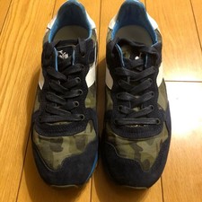 Diadora Heritage Trident Camo Sneakers Blue Denim 26cm New Boxed