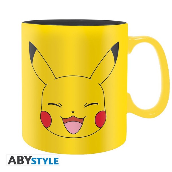 Pokemon Pikachus Gesicht Tasse Anime Manga Game Spiel Zocken Merch Fan Kaffee-image