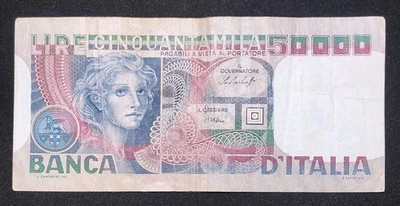50000 LIRE VOLTO DI DONNA 23/10/1978 BB - Bild 1 von 4