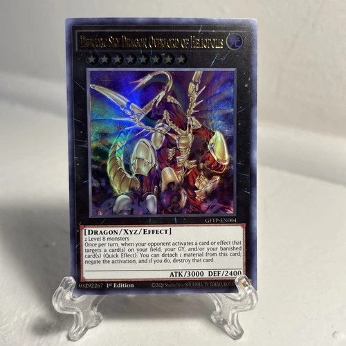 Hieratic Sky Dragon Overlord of Heliopolis GFTP-EN004 1st Ed Exact Card Pictured