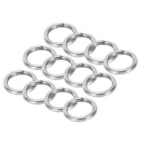 "0.8\" Metall O Ringe 20Stk 304 Edelstahl O-Ring Schwere Glatt Runde Ringe 3X20Mm"