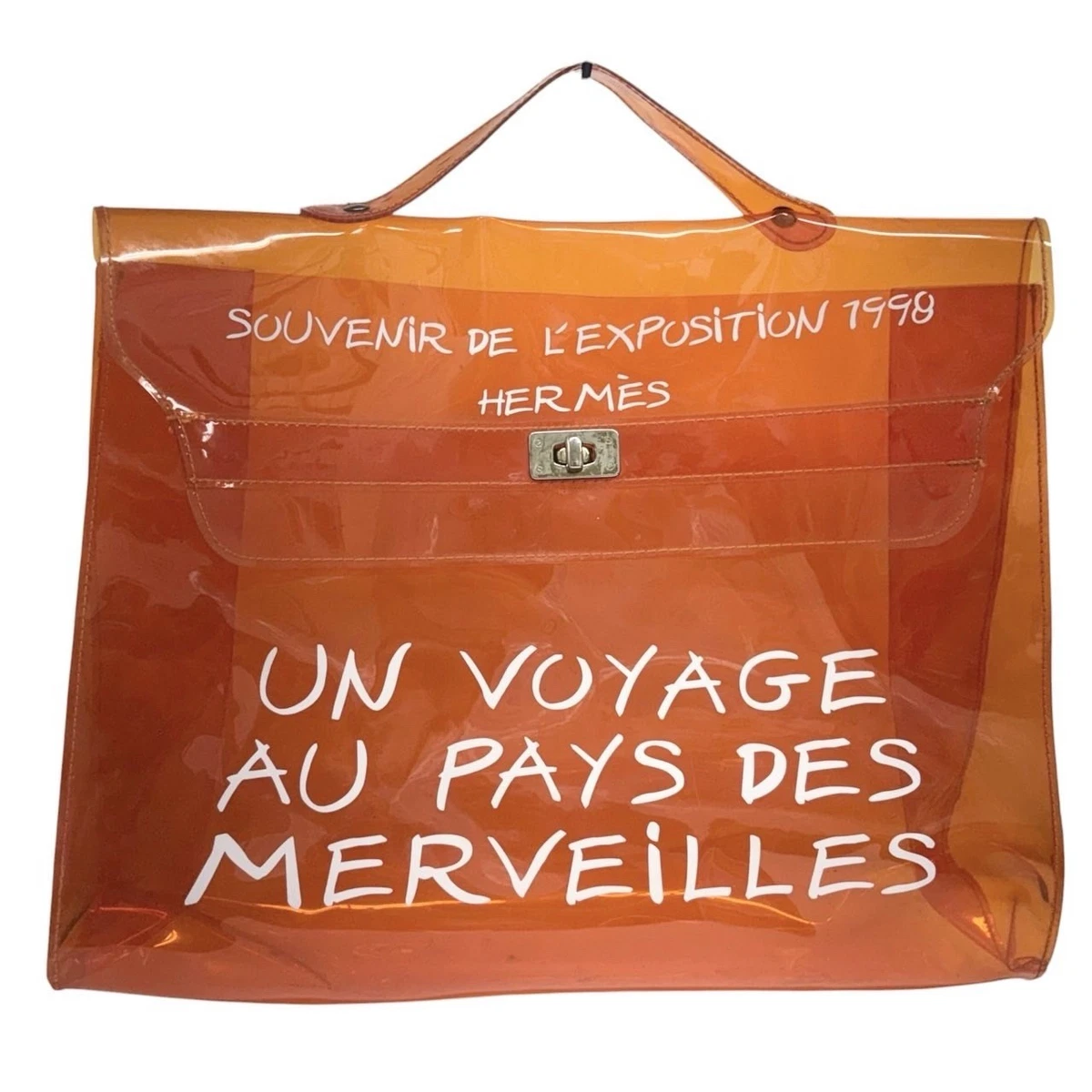 Hermes Clear Kelly Bag for sale - eBay
