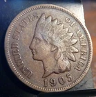 US Rare Old West 1905 Indian Head Penny