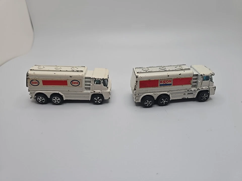 Lot of 2 Vintage Corgi Juniors - 1975 Guy Exxon Tanker Truck - Great Britain - Image 4 of 4