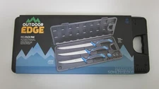Outdoor Edge ReelFlex Pak RFP-6, 3 Fillet Stainless Knives. Sharpener/Ruler Case