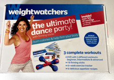 Weight Watchers The Ultimate Dance Party DVD With Firming Sticks Exercise Kit