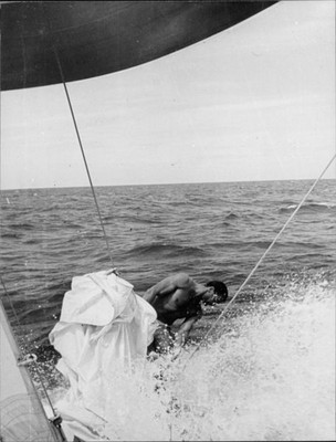 Other Contemporary Photographs Photographic Images Collectibles Eric Tabarly Taking Sunbath 8x10 Photo