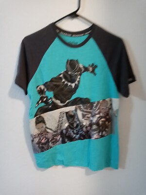Chemise panthère noire pour enfants Marvel Avengers taille XL 14/16 Wakanda