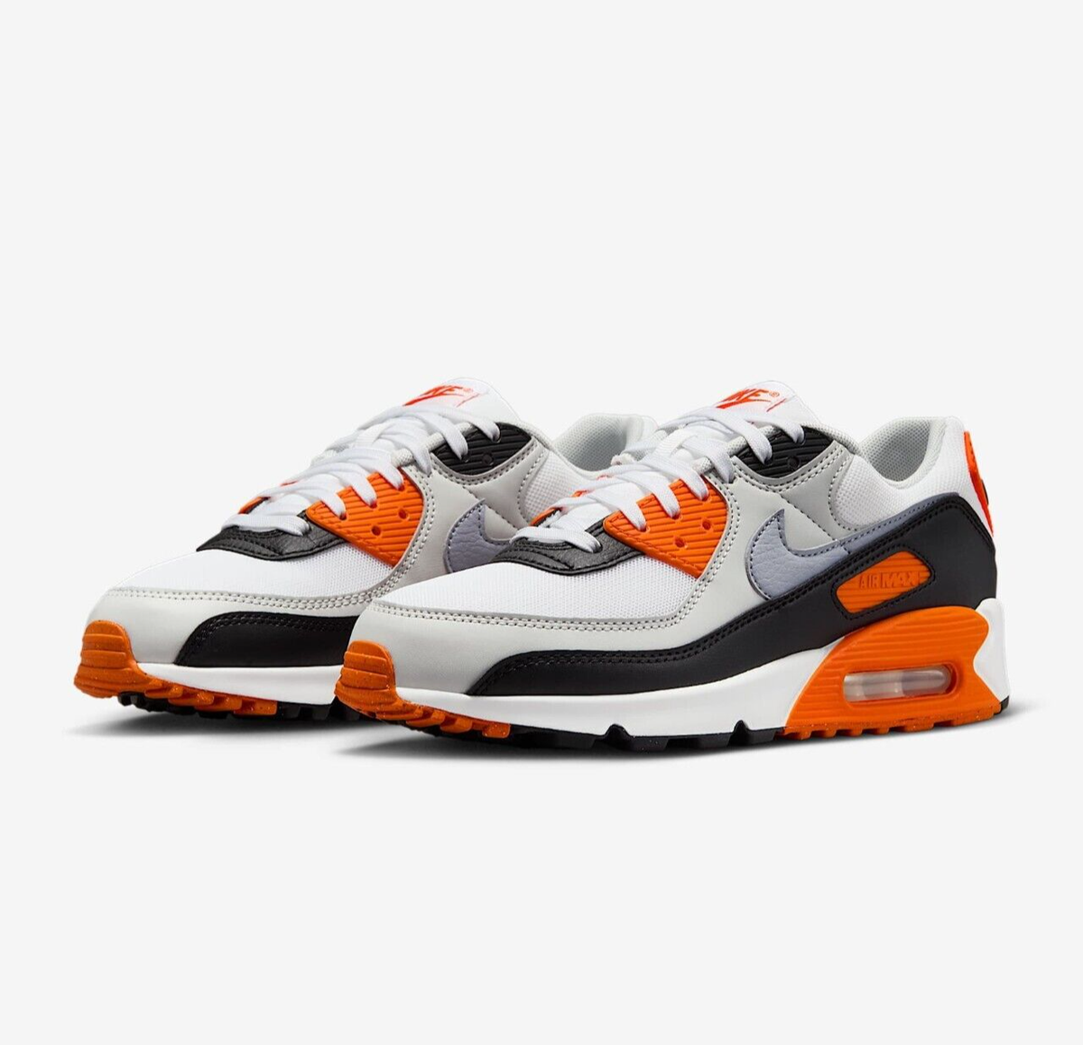 NIKE Women's Air Max 90 DH8010-108 White Photodust Black Wolf Grey