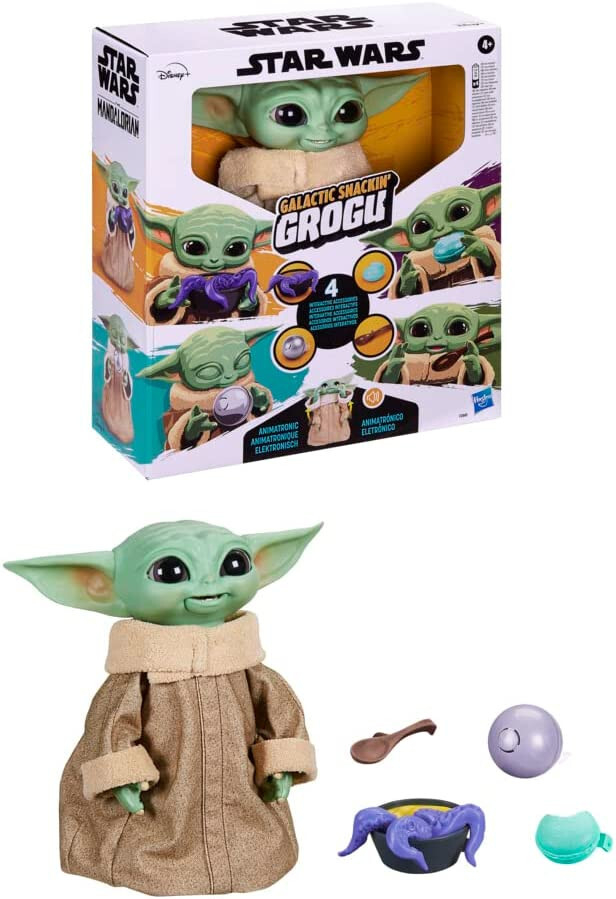 Grogu Galactic Snackin' Star Wars Figurine Interactive Jouet Animé Mandalorian