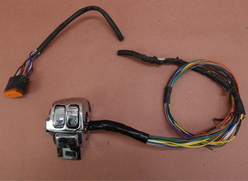 2000-2006 Harley Davidson Electra Glide LEFT HAND CHROME SWITCH