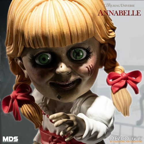 Mezco Designer Series Annabelle Stylized Roto Action Figure The Conjuring Onhand - Picture 9 of 12