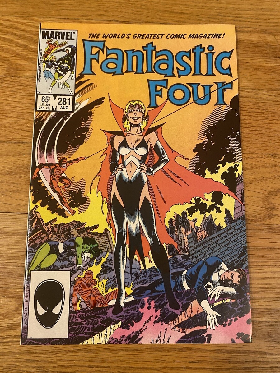 1985 Marvel Comics Fantastic Four #281 1st Malice Hate-Monger