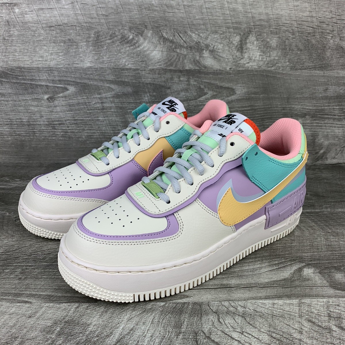 Nike AF1 Shadow Air Force 1 Pale Ivory Sage Vandalized Nike AF1 Shadow Air Force 1 Pale Ivory Sage Vandalized