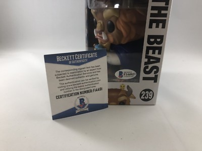 ROBBY BENSON SIGNED DISNEY BEAUTY AND THE BEAST BEAST FUNKO POP 