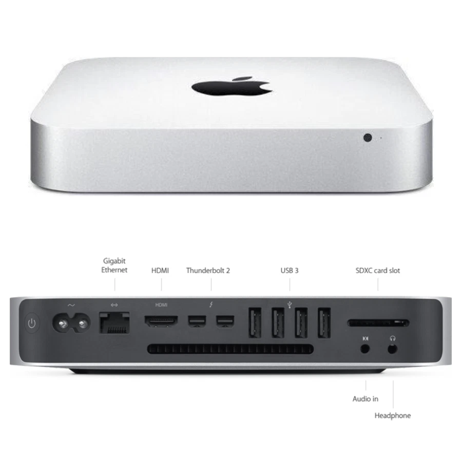 Apple Mac Mini 2014 | i5 4278U | 128GB SSD + 1TB HDD | 8GB RAM | TOP ZUSTAND - Bild 4 von 4
