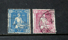 IRELAND 1945 THOMAS DAVIS DEATH ANN SET OF 2 ISSUES,   FINE/USED