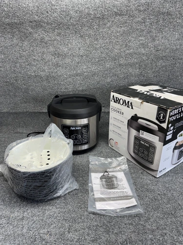 Aroma Housewares 20 Cup Cooked (10 cup uncooked) Digital Rice Cooker, Black 
