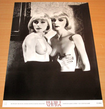 HELMUT NEWTON POSTER PLAKAT " TWO NUDE GIRLS " BERLIN EXHIBITION NATIONALGALERIE