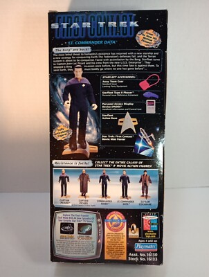 VTG. 1996 Playmates Star Trek First Contact Lt. Commander Data