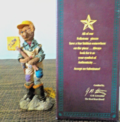 Boyds Folkstone  Style # 2885 Jack Hammer--Hard Hat  Resin Figure