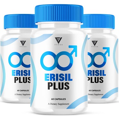 (3 Pack) Erisil Plus Capsules Erisyl Plus Maximum Strength Pills (180 Capsules)