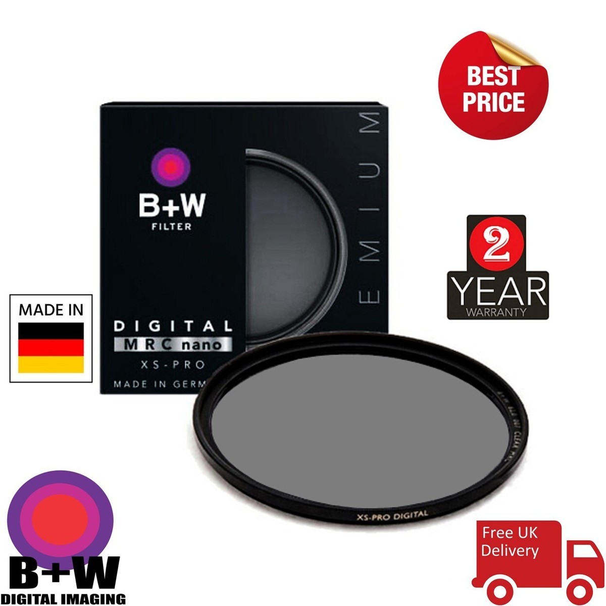 B+W 52mm XS-Pro Digital HTC CPL MRC Nano Filter 1081471 (UK Stock) | eBay UK