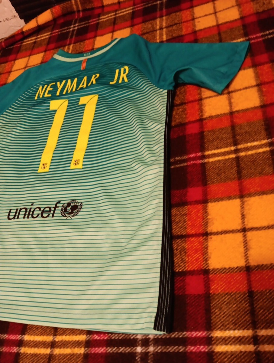 Nike FC Barcelona 3rd Soccer Football Jersey WOMAN XL Champions 16