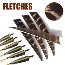 Full Length Arrow Feathers Natural Fletches Turkey Fletching Archery Arrow DIY