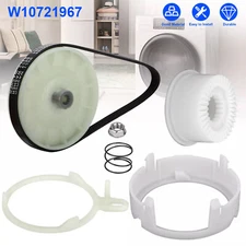 W10721967 Washer Pulley Clutch Kit & W10006384 Washing Drive Belt For Whirlpool