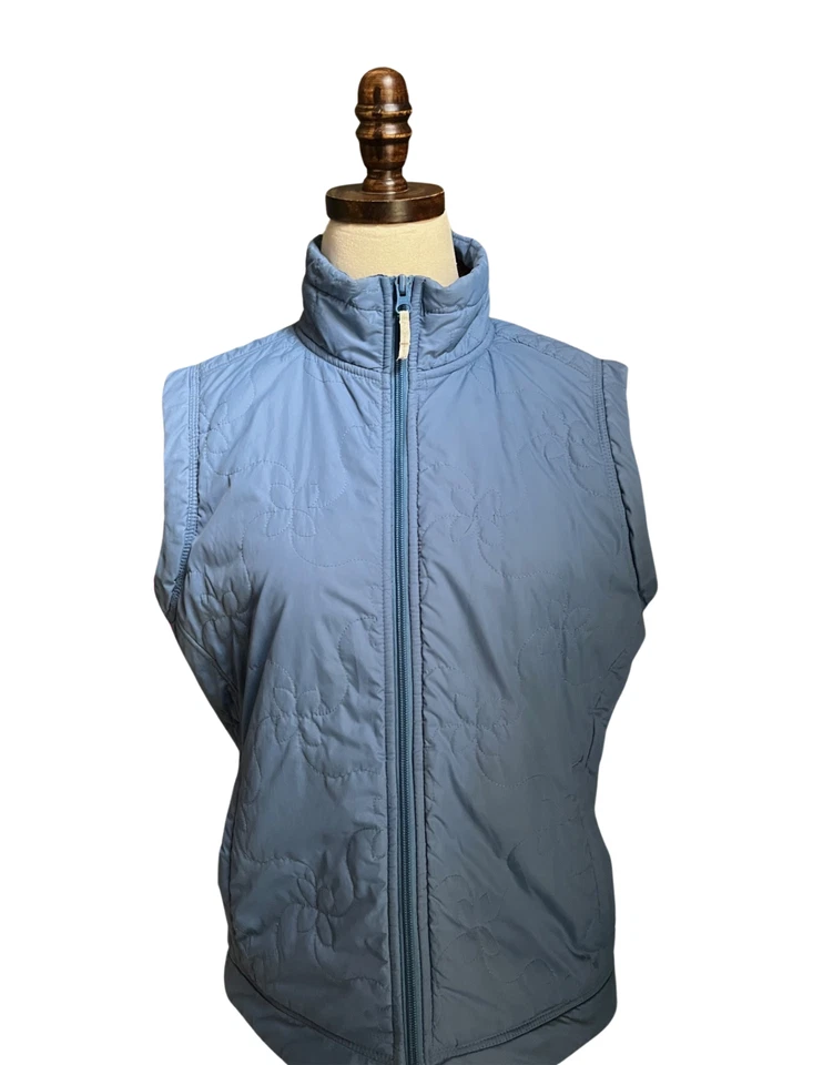 Жилет пуховик St. Helen белый Sierra синий и шоколадно-коричневый с подкладкой размер большой - Изображение 4 из 4