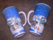 Zwei Weihnachtstassen Pierre Laforest gebraucht