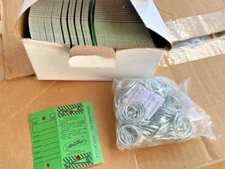 Versa-Tags 250 Key tags, self protecting poly 1.25"x3" w/Chrome plated key rings