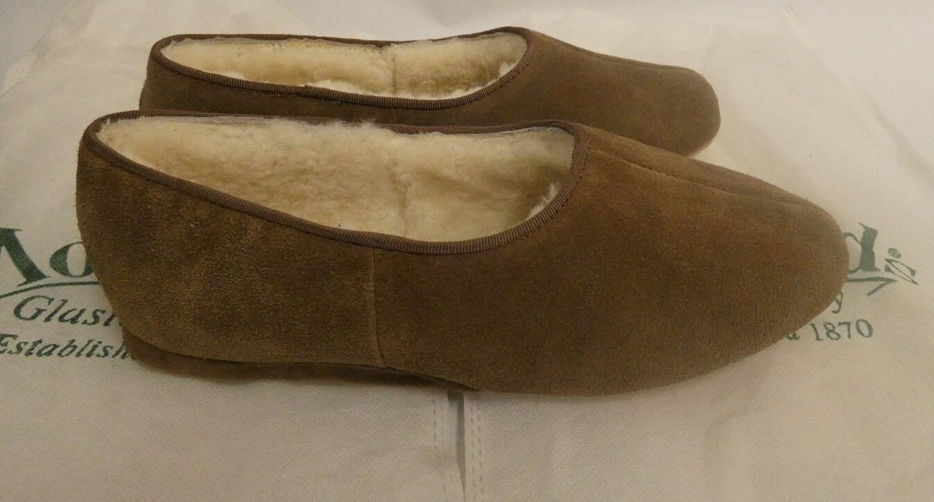BNIB MORLANDS Glastonbury Sheepskin Slippers Size 6 UK CG C12 eBay