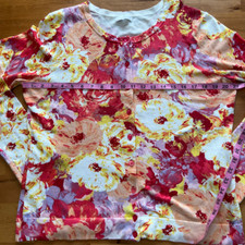 CHARTER CLUB floral cardigan EUC Sz medium