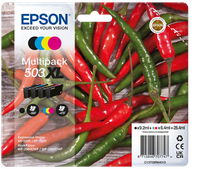Epson Tinte Multipack 503XL Bkcmy 4Er-Pack C13T09R64010 (8715946707747)