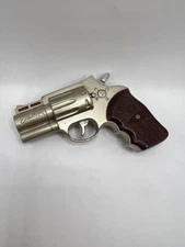 Vintage "Mod HK" Revolver Gun Butane LIGHTER Jet Torch, Working Condition