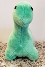 VINTAGE EDEN PLUSH GREEN DINOSAUR WITH STRINGS