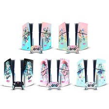 OFFICIAL HATSUNE MIKU GRAPHICS VINYL SKIN FOR PS5 SLIM DISC CONSOLE  CONTROLLER